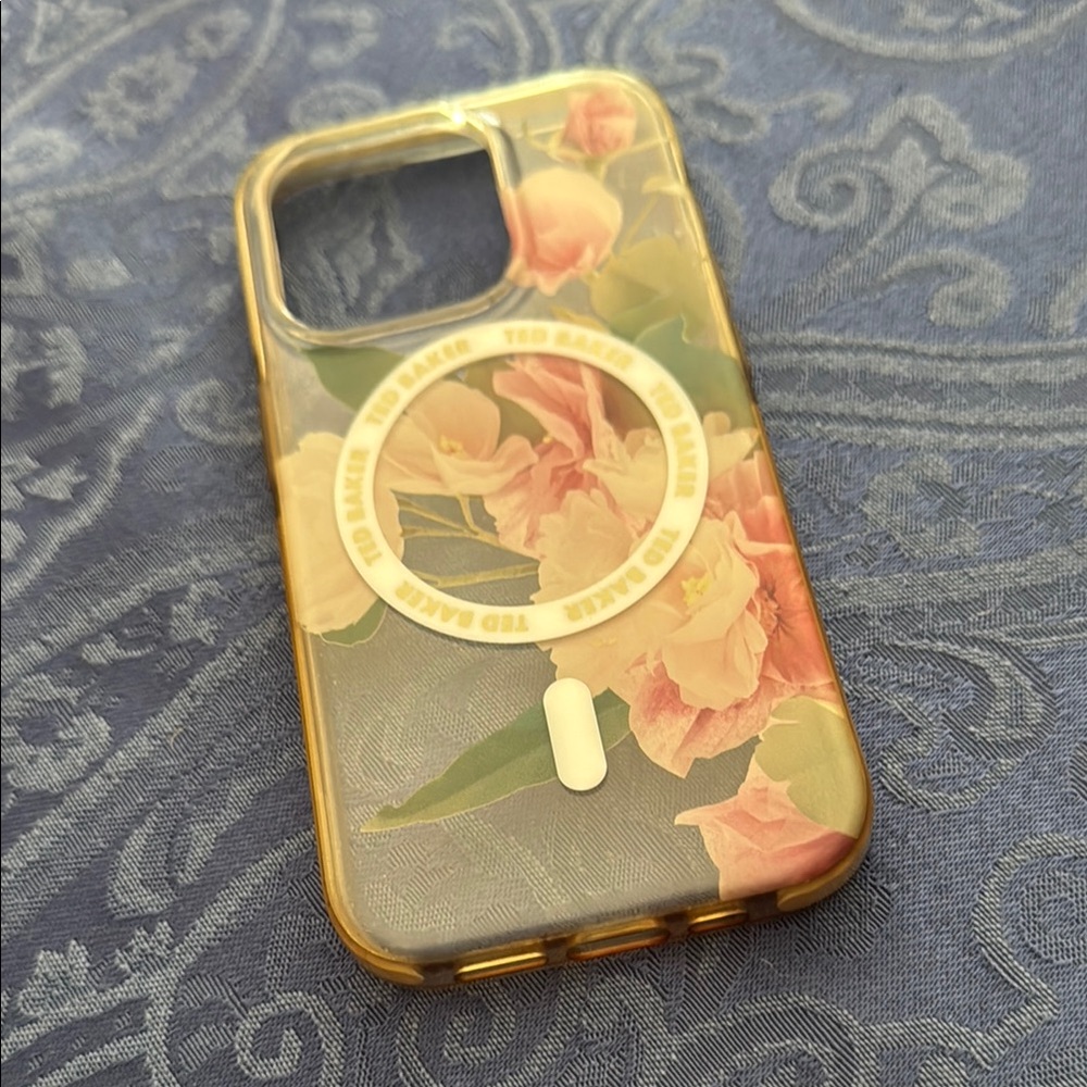 Ted Baker London used Floral Phone Case with Gold Accents